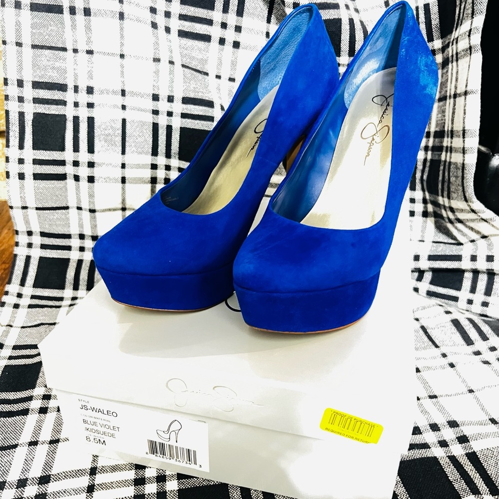 Jessica Simpson Waleo pump-blue violet